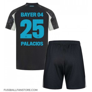 Bayer Leverkusen Exequiel Palacios #25 Replik 3rd trikot Kinder 2024-25 Kurzarm (+ Kurze Hosen)